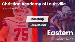Matchup: Christian Academy vs. Eastern  2018