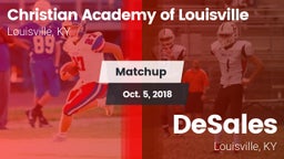 Matchup: Christian Academy vs. DeSales  2018