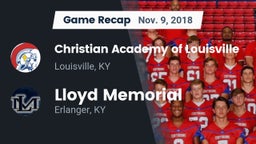 Recap: Christian Academy of Louisville vs. Lloyd Memorial  2018