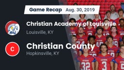 Recap: Christian Academy of Louisville vs. Christian County  2019