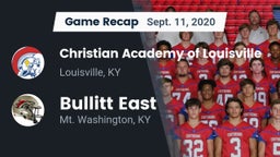 Recap: Christian Academy of Louisville vs. Bullitt East  2020
