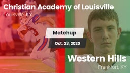 Matchup: Christian Academy vs. Western Hills  2020