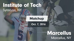Matchup: Institute of Tech Hi vs. Marcellus  2016