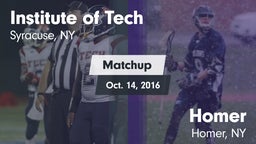 Matchup: Institute of Tech Hi vs. Homer  2016