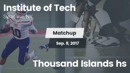 Matchup: Institute of Tech Hi vs. Thousand Islands hs 2017