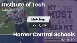 Matchup: Institute of Tech Hi vs. Homer Central Schools 2018