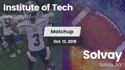 Matchup: Institute of Tech Hi vs. Solvay  2018