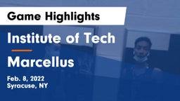 Institute of Tech  vs Marcellus  Game Highlights - Feb. 8, 2022