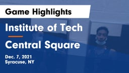 Institute of Tech  vs Central Square  Game Highlights - Dec. 7, 2021