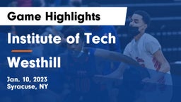 Institute of Tech  vs Westhill  Game Highlights - Jan. 10, 2023