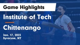 Institute of Tech  vs Chittenango  Game Highlights - Jan. 17, 2023