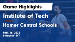 Institute of Tech  vs Homer Central Schools Game Highlights - Feb. 16, 2023