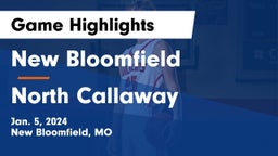 New Bloomfield  vs North Callaway  Game Highlights - Jan. 5, 2024