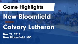 New Bloomfield  vs Calvary Lutheran Game Highlights - Nov 22, 2016