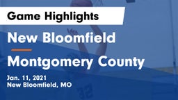 New Bloomfield  vs Montgomery County  Game Highlights - Jan. 11, 2021