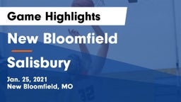 New Bloomfield  vs Salisbury  Game Highlights - Jan. 25, 2021