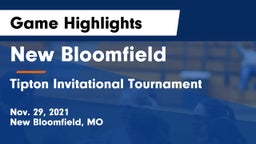 New Bloomfield  vs Tipton Invitational Tournament Game Highlights - Nov. 29, 2021
