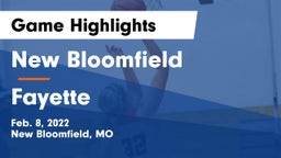New Bloomfield  vs Fayette  Game Highlights - Feb. 8, 2022