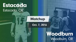 Matchup: Estacada  vs. Woodburn  2016
