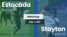 Matchup: Estacada  vs. Stayton  2017