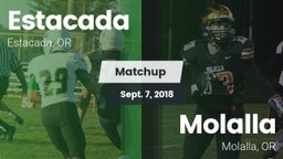 Matchup: Estacada  vs. Molalla  2018