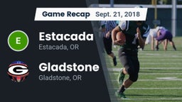 Recap: Estacada  vs. Gladstone  2018