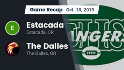 Recap: Estacada  vs. The Dalles  2019
