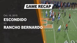 Recap: Escondido  vs. Rancho Bernardo  2015