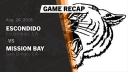 Recap: Escondido  vs. Mission Bay  2016