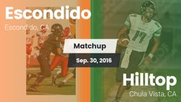 Matchup: Escondido High vs. Hilltop  2016