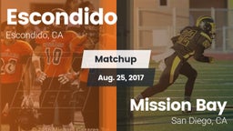 Matchup: Escondido High vs. Mission Bay  2017