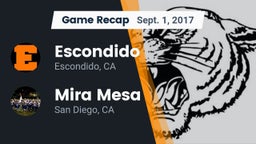 Recap: Escondido  vs. Mira Mesa  2017