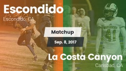 Matchup: Escondido High vs. La Costa Canyon  2017