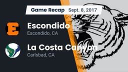 Recap: Escondido  vs. La Costa Canyon  2017