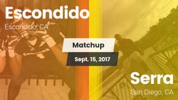 Matchup: Escondido High vs. Serra  2017