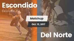 Matchup: Escondido High vs. Del Norte  2017