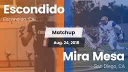 Matchup: Escondido High vs. Mira Mesa  2018