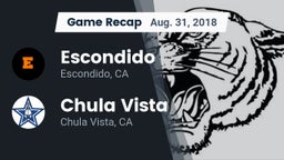 Recap: Escondido  vs. Chula Vista  2018