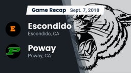 Recap: Escondido  vs. Poway  2018
