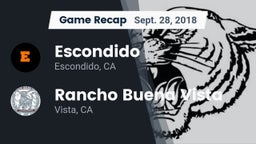 Recap: Escondido  vs. Rancho Buena Vista  2018
