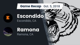 Recap: Escondido  vs. Ramona  2018