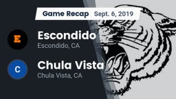 Recap: Escondido  vs. Chula Vista  2019