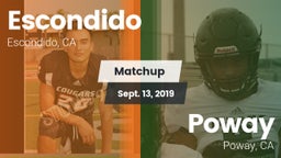 Matchup: Escondido High vs. Poway  2019