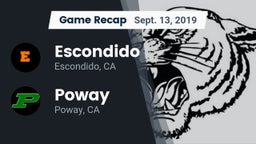 Recap: Escondido  vs. Poway  2019