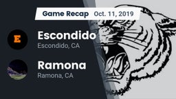 Recap: Escondido  vs. Ramona  2019