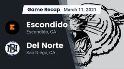 Recap: Escondido  vs. Del Norte  2021