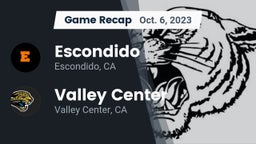 Recap: Escondido  vs. Valley Center  2023