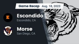 Recap: Escondido  vs. Morse  2023