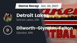 Recap: Detroit Lakes  vs. Dilworth-Glyndon-Felton  2021