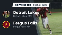 Recap: Detroit Lakes  vs. Fergus Falls  2022
